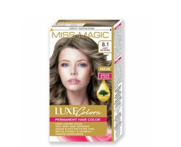 MISS MAGIC თმის საღებავი 8.1